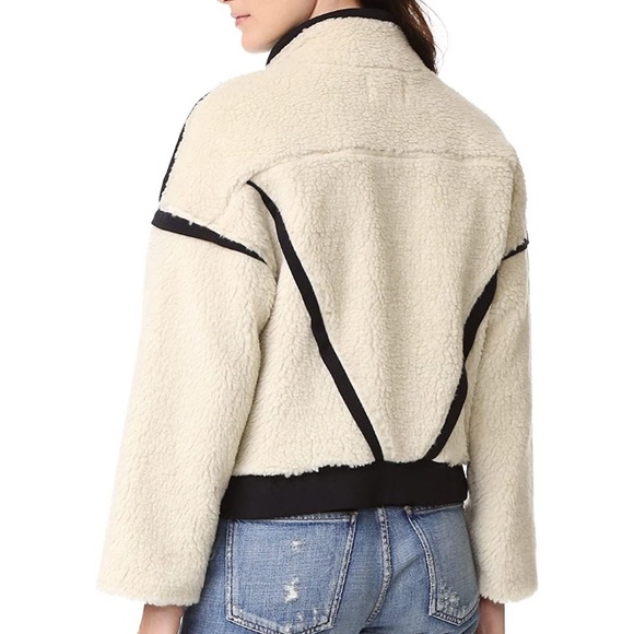 Mcguire Larousse Sherpa Jacket in Cream - Picture 3 of 8